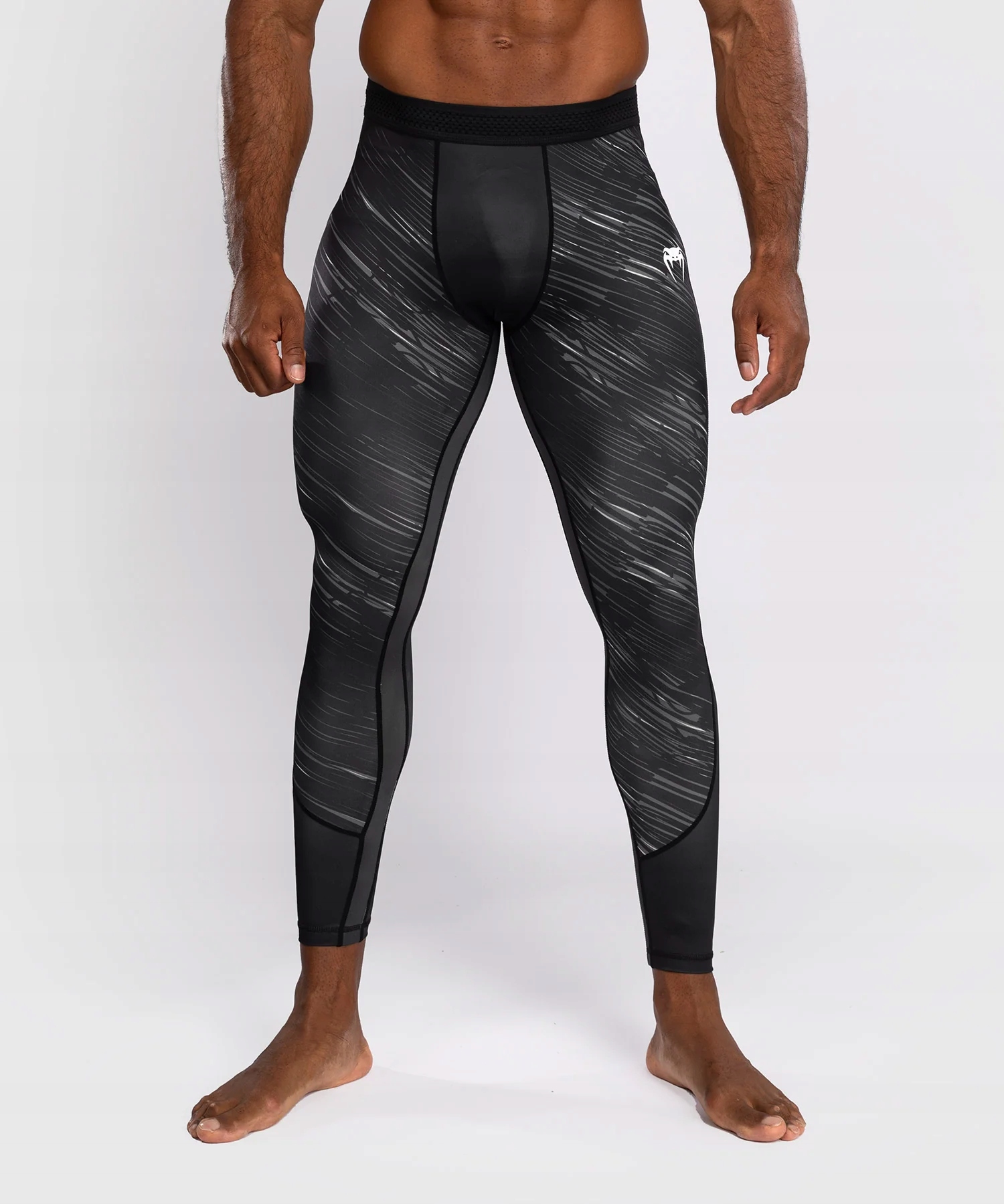 Venum Kompresní legíny Spats Rapid Black/Storm Grey XL