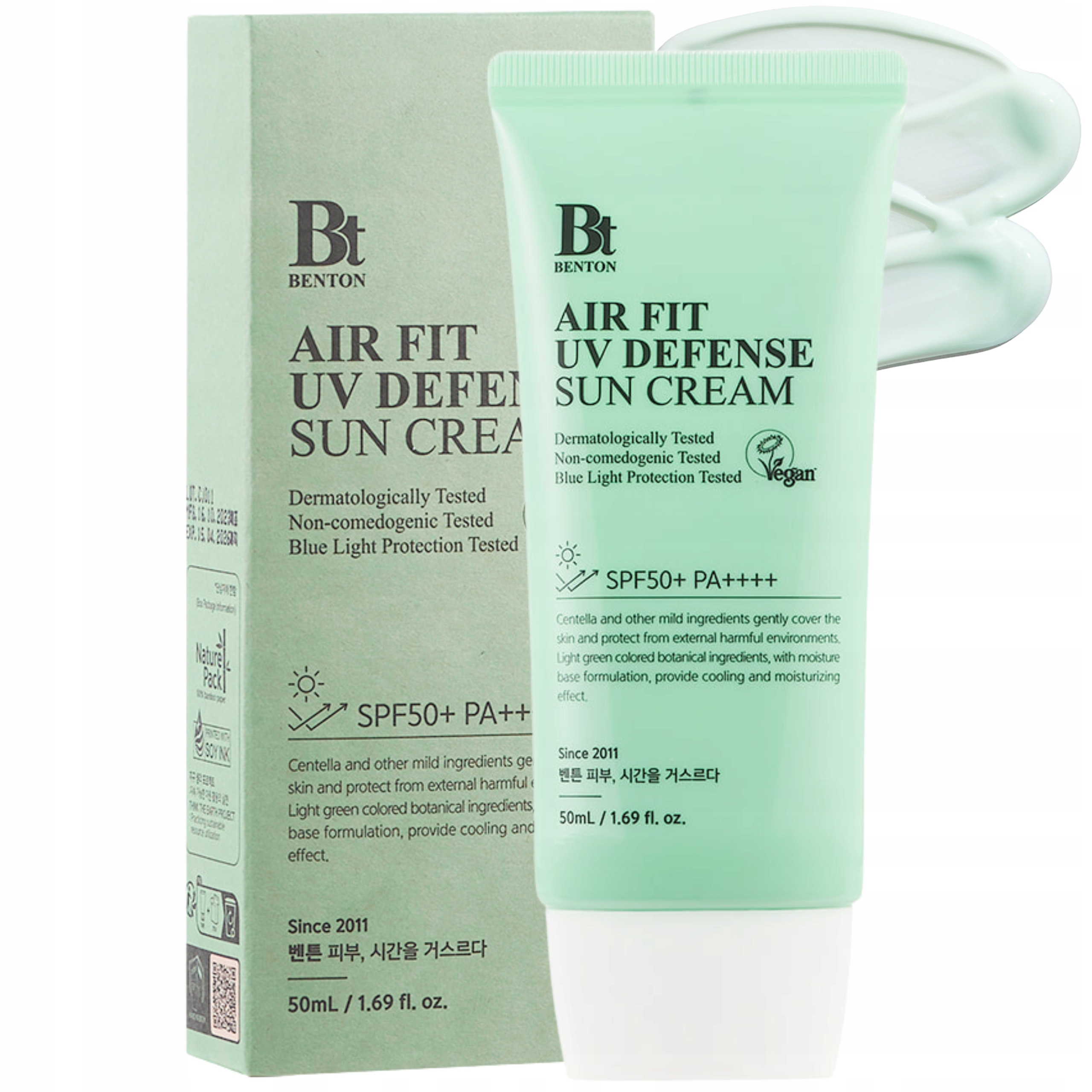 Opalovací krém SPF50 Benton Air Fit Uv defense Sun Cream 50ml