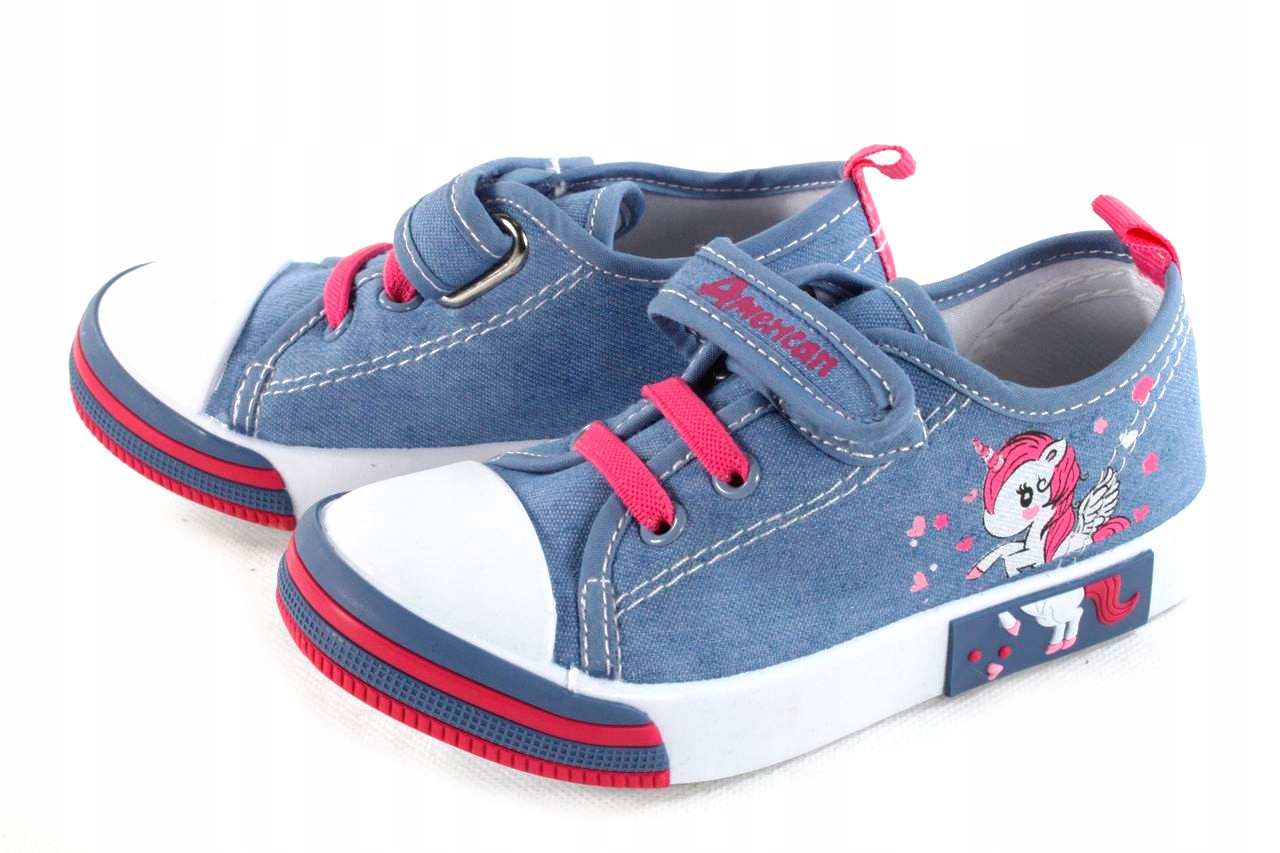 

American TEN23-21 Trampki Dziewczęce Kucyk R.21