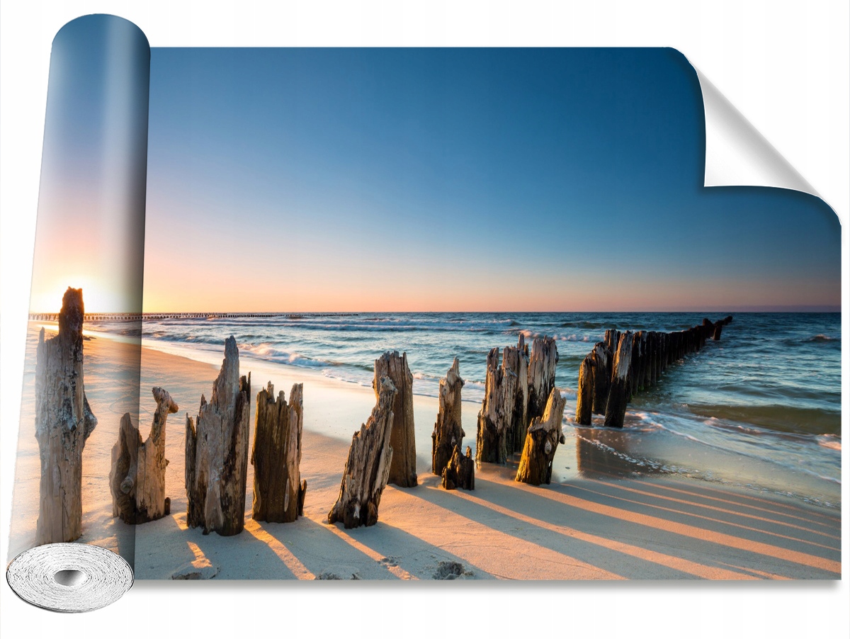 

Tapeta Samoprzylepna Plaża Falochron 152x104
