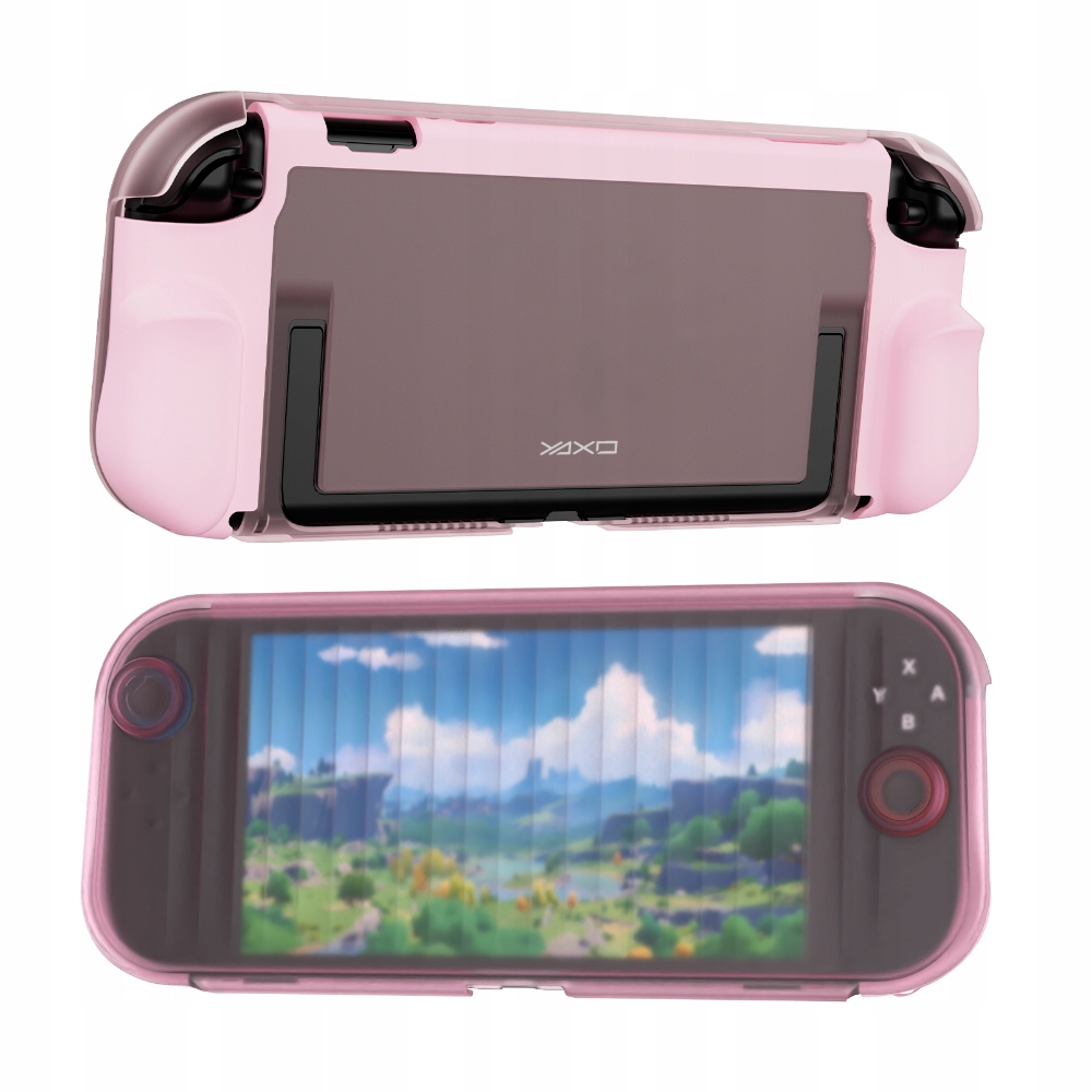 etui Case do Nintendo Switch 2 z pokrywą wytrzymałe etui do NS2 różowe