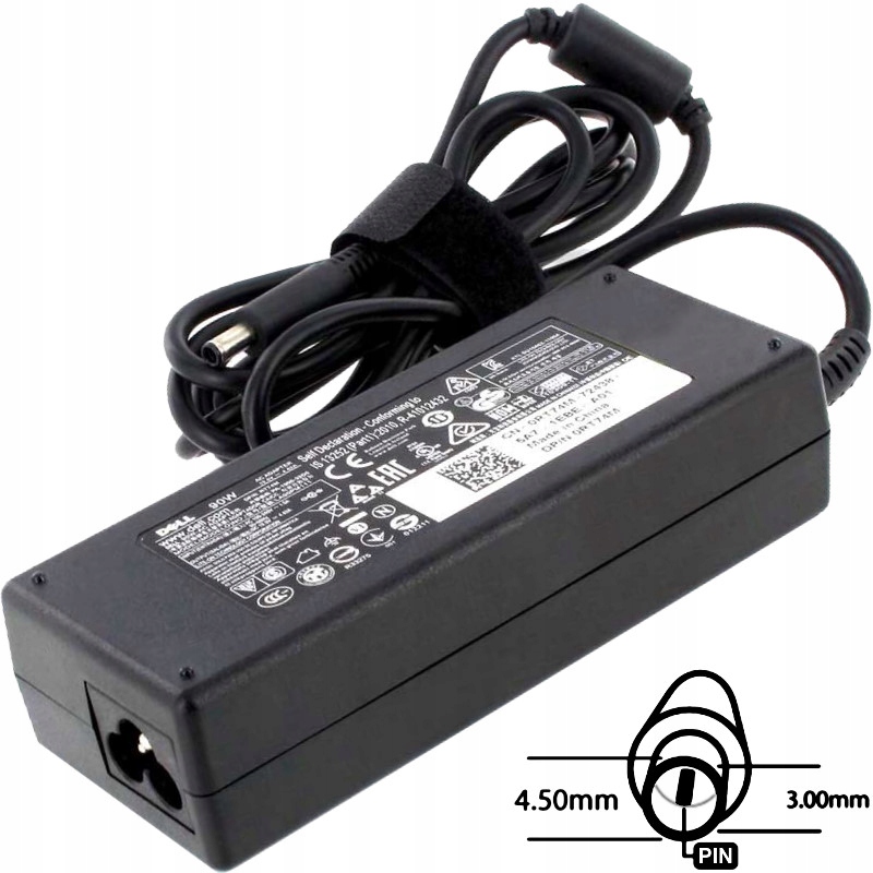 Napájací adaptér 90W, 19, 5V 4.5x3.0mm, originál Dell 77011277