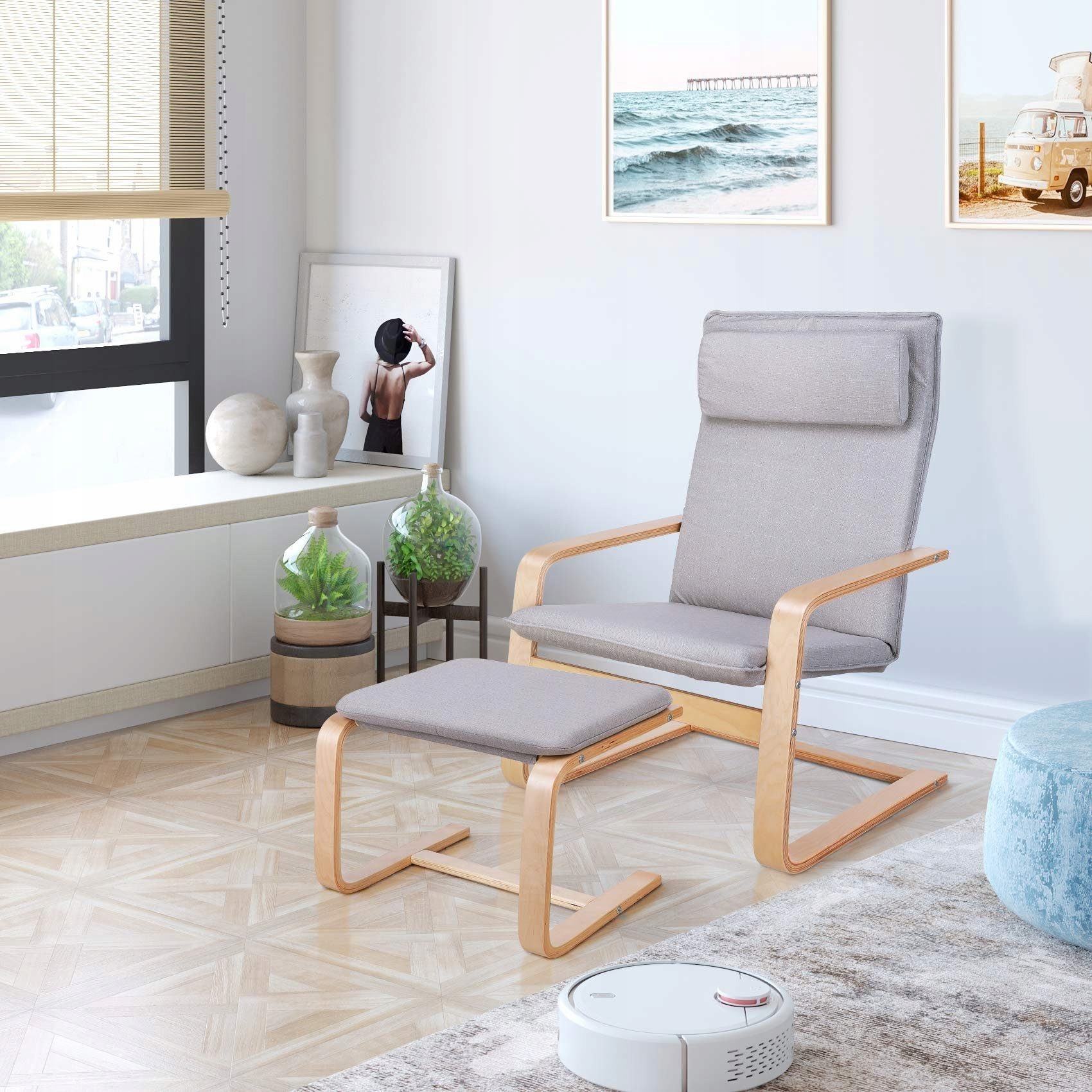 FOTEL Z PODNÓŻNIKIEM KRZESŁO RELAKSACYJNE EAN (GTIN) 0610446385212