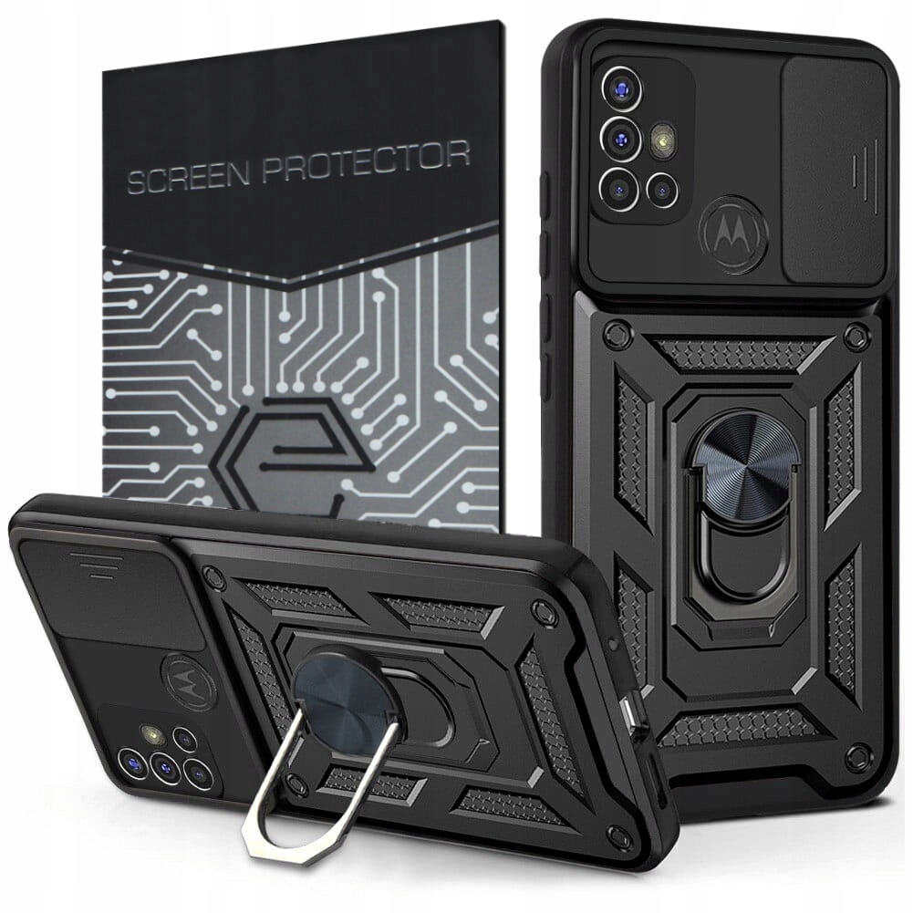 

Etui Pancerne+szkło do Motorola Moto G10/G20/G30