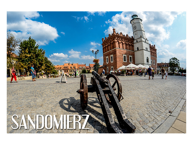 

Sandomierz Rynek Armata Magnes na lodówkę