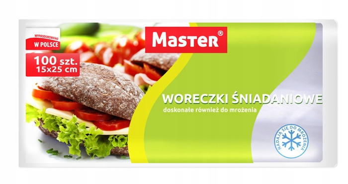 

Woreczki śniadaniowe extra 15x25cm (100 sztuk)