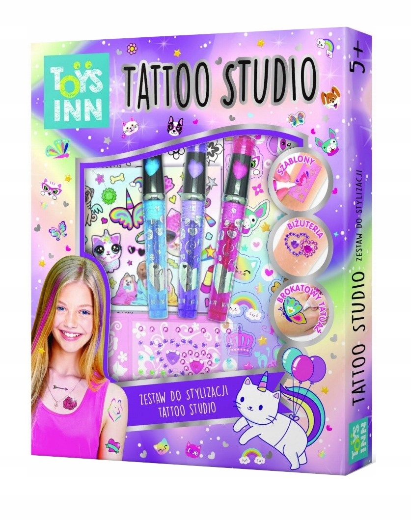 

Studio Tatuażu Zwierzaki Tatuaże kryształki szablo