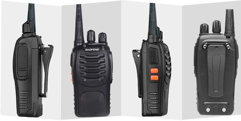 2x BAOFENG BF-888S KRÓTKOFALÓWKI WALKIE TALKIE Wyświetlacz brak