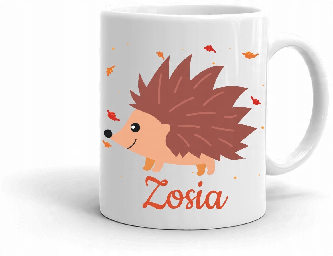 

Kubek z Jeżem dowolne imię 330ml kartonik