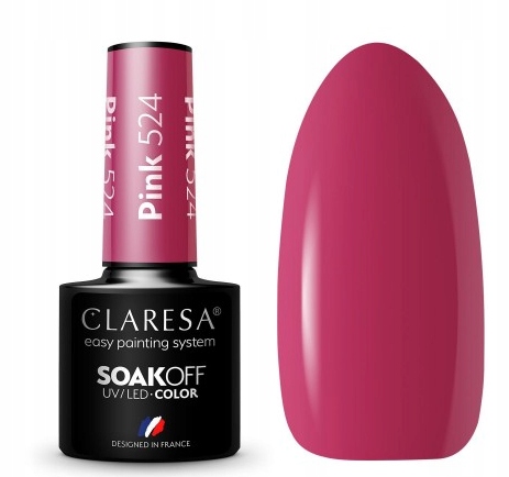 

Claresa Lakier Hybrydowy Uv/led Pink 524