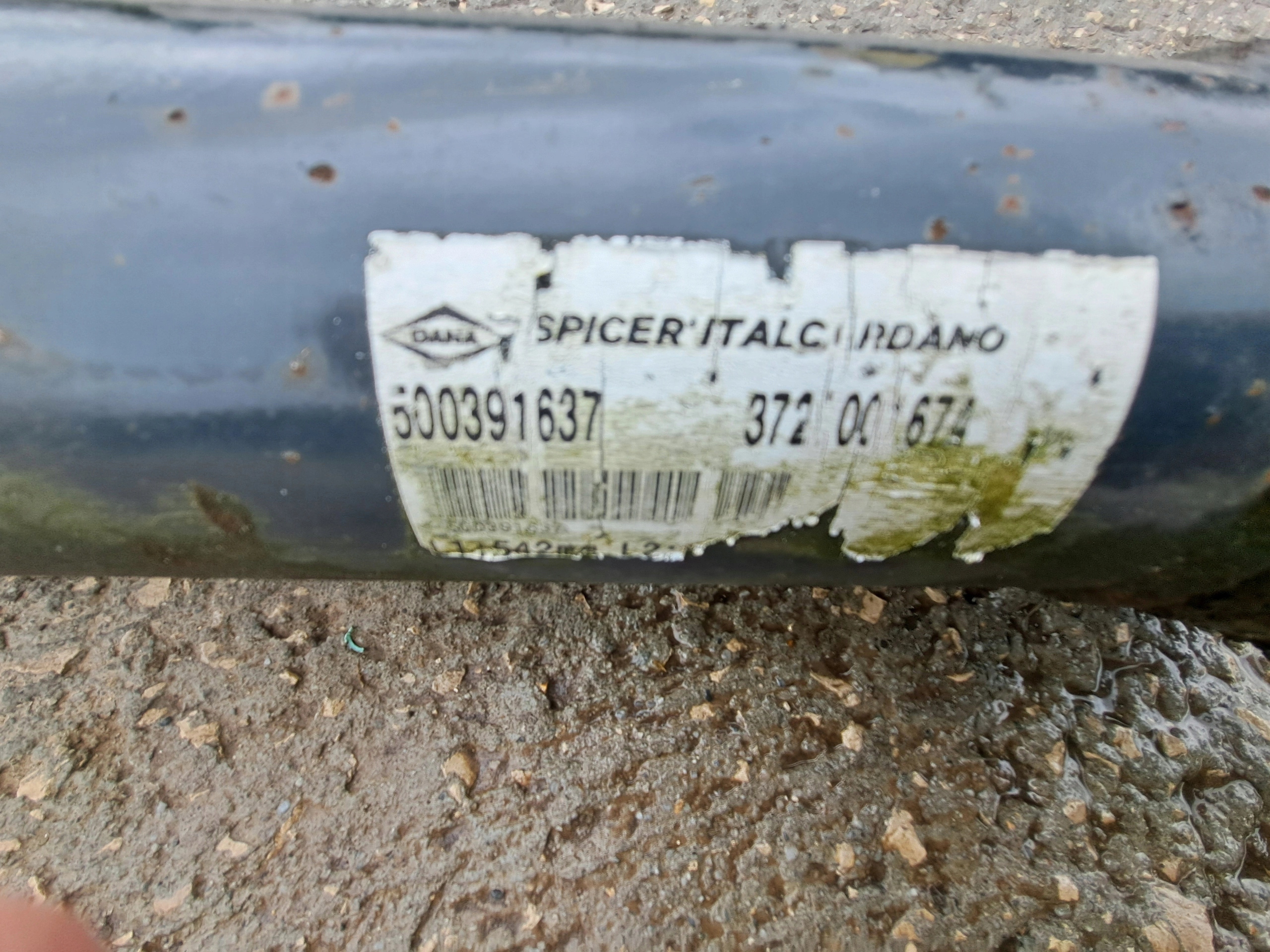 IVECO DAILY 07-> 500391637 3720001674 cardan