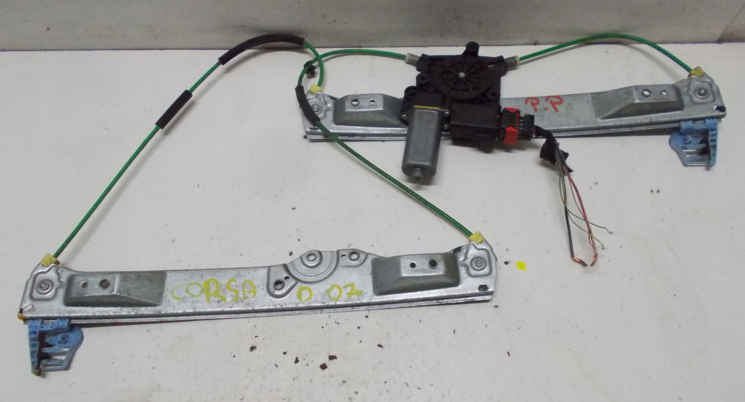 OPEL CORSA D 1.2 B 07R mechanism windows right front