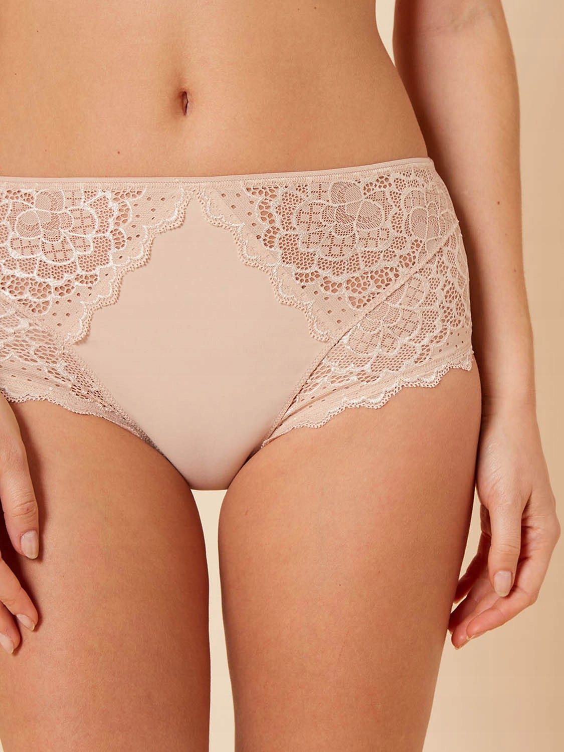 Kalhotky vysoké Simone Perele Caresse 12A770 739 5