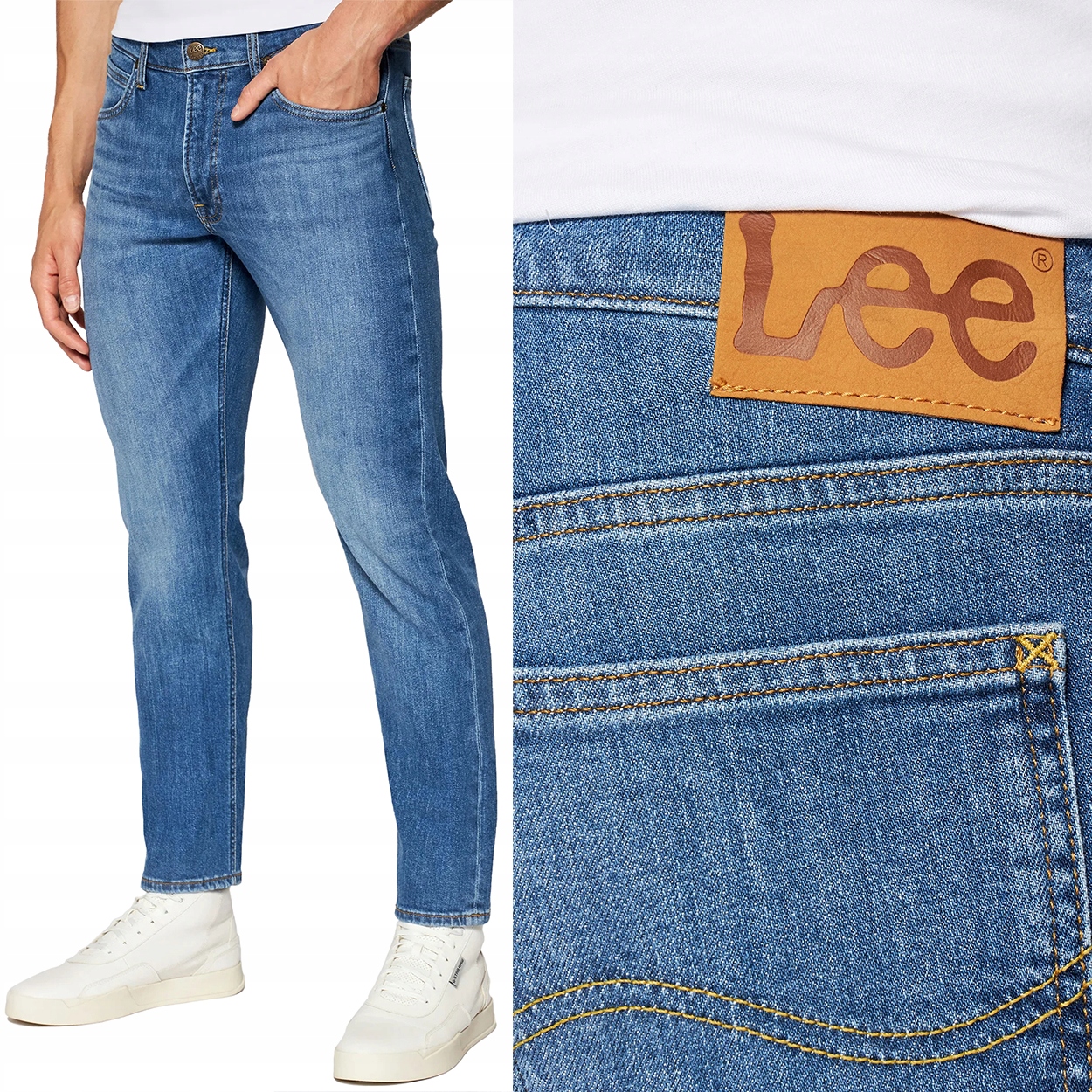 Lee Daren Dark Freeport DžINS jednoduché pánské džínové kalhoty W30 L34