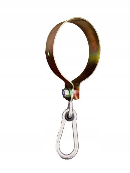 Obejma hak mocowanie huśtawki hamaka 120mm + karabińczyk