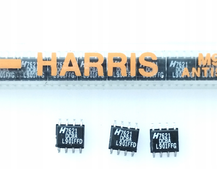 [2szt] ICL7621DCBA Dual Low Power Cmos Op Amp Smd SO8 Harris-Intersil