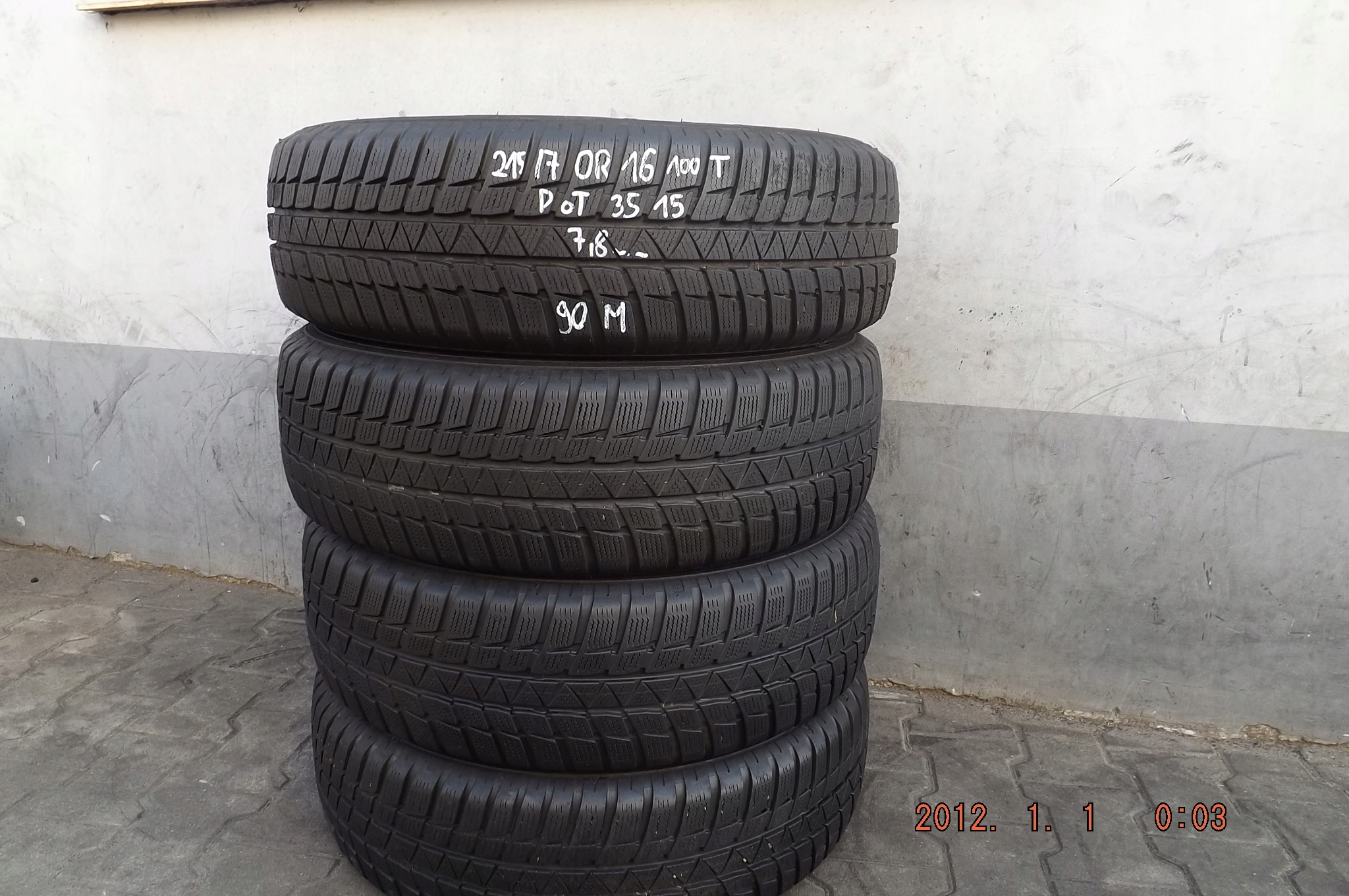 [90M] 4xZIMA 215/70R16 100T FALKEN HS449 EUROWINTER & Model EuroWinter HS449
