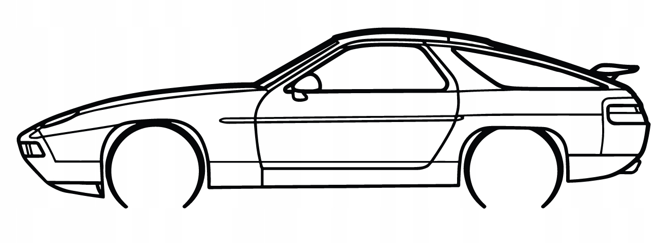 nástěnná dekorace Obraz do auta Porsche 928 Gts