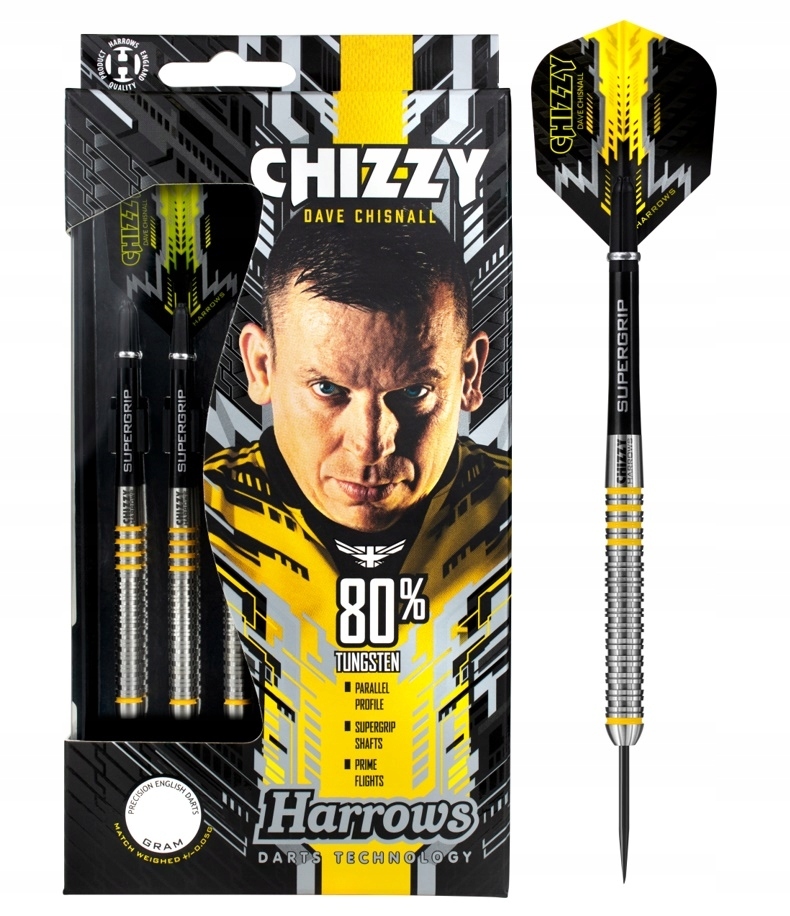 Rzutki Lotki Dart Harrows Chizzy Chisnall 80% 21gR