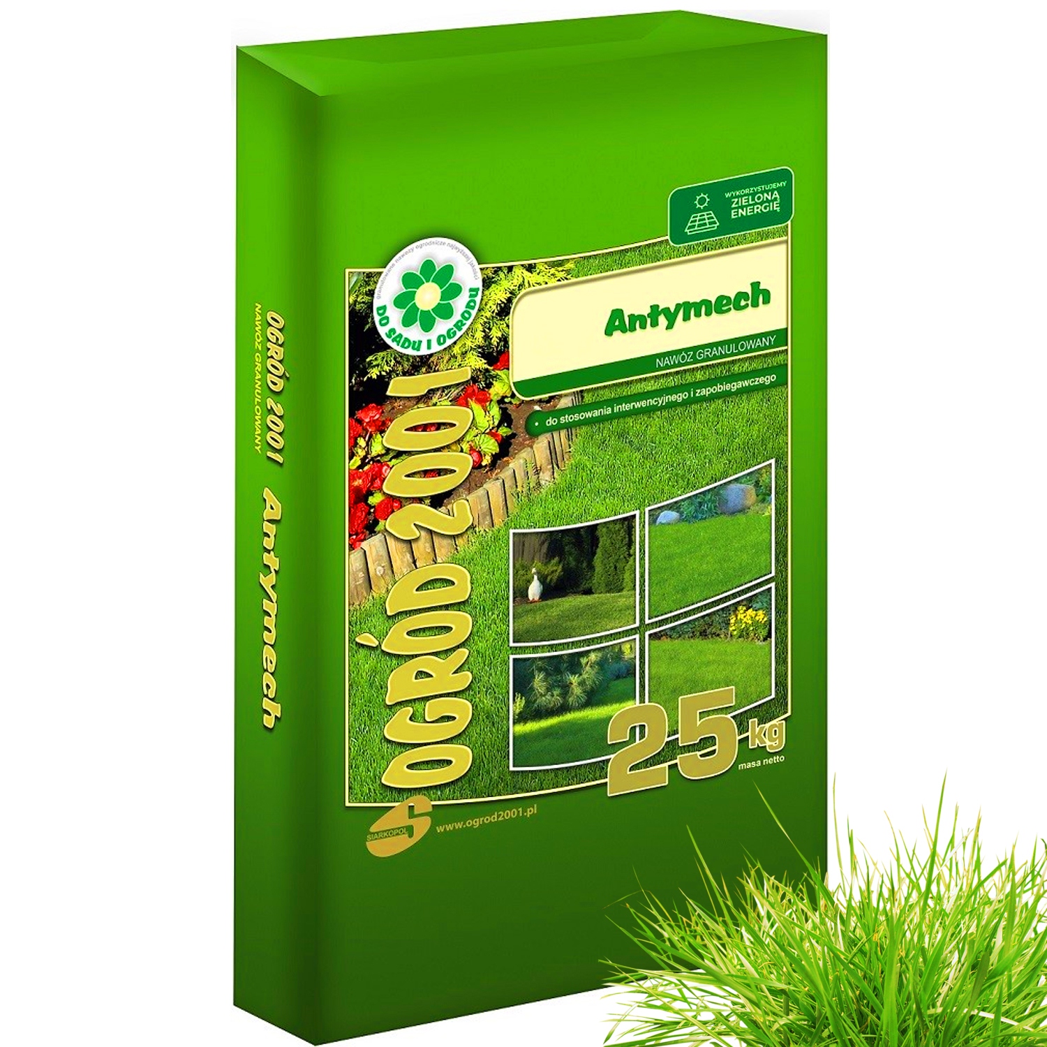 Nawóz Do Trawy Trawników Trawnika Antymech Na Mech 25 Kg