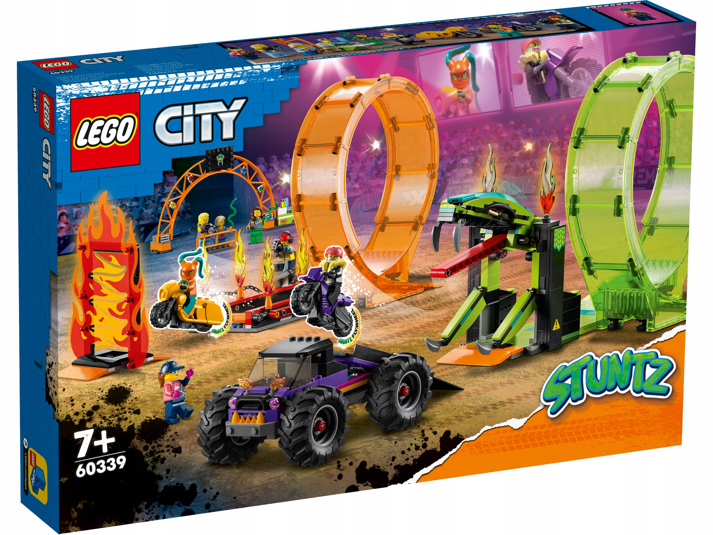 Lego City Kaskadérská aréna se dvěma smyčkami 60339