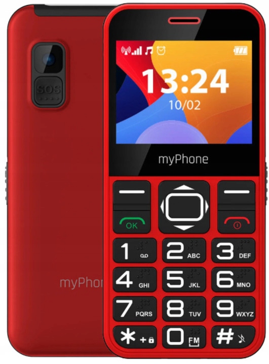 Telefon myPhone Halo 3 32/32MB 2,31" Przycisk Sos Latarka Led Czerwony