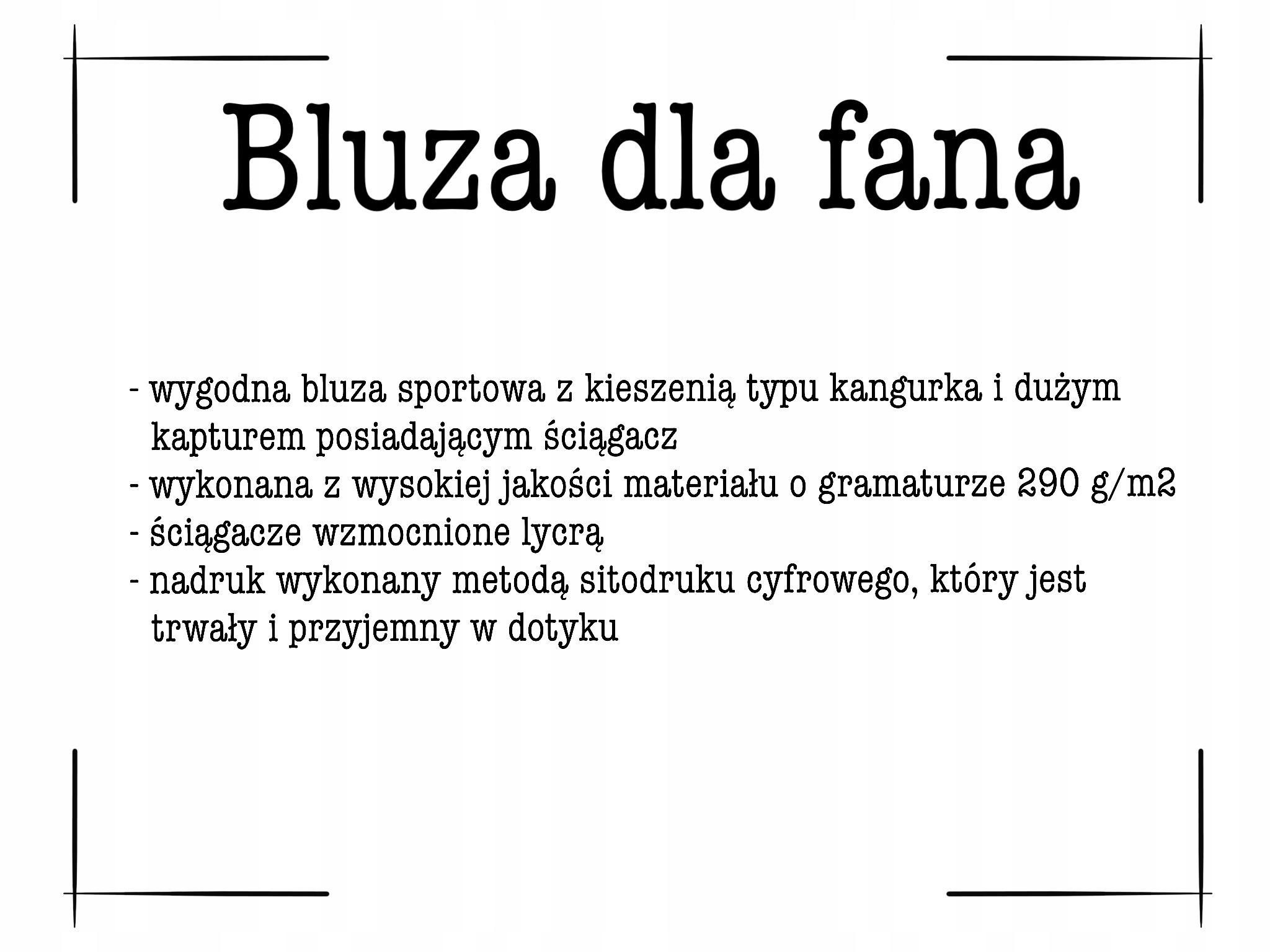 BLUZA MĘSKA CZARNA FUCK OFF Z KAPTUREM M Model FUCK OFF