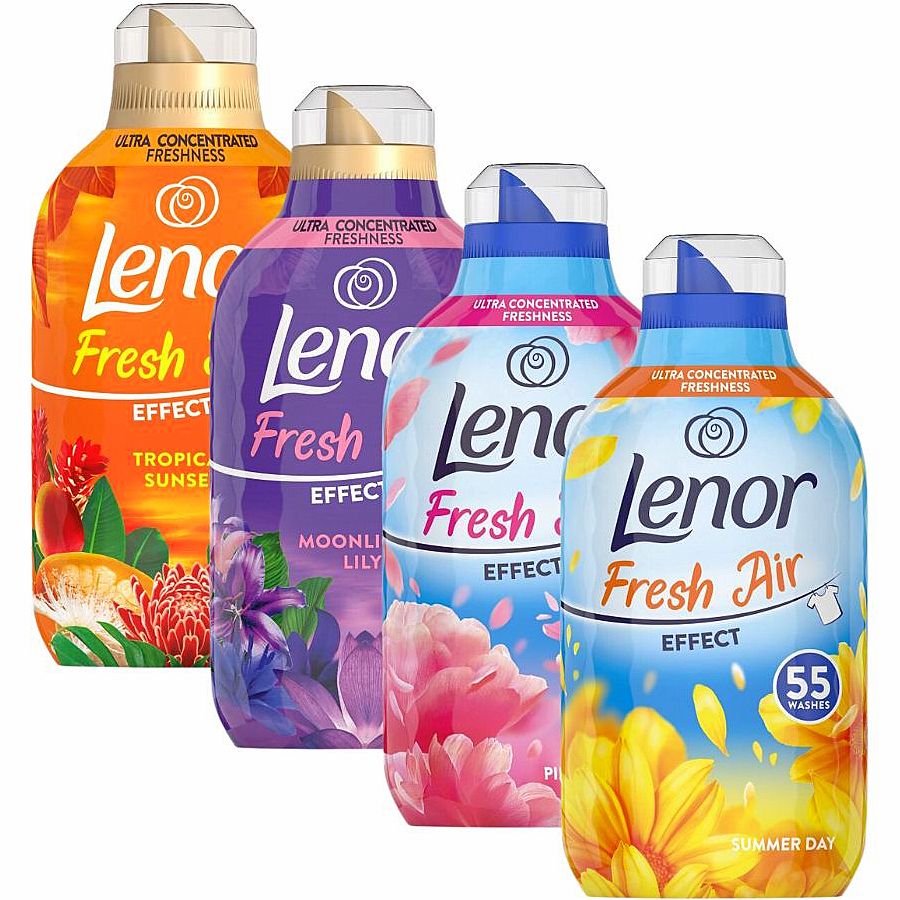 Lenor Fresh Air Effect 4x 770ml skoncentrowany płyn do płukania zestaw MIX  14548610748 