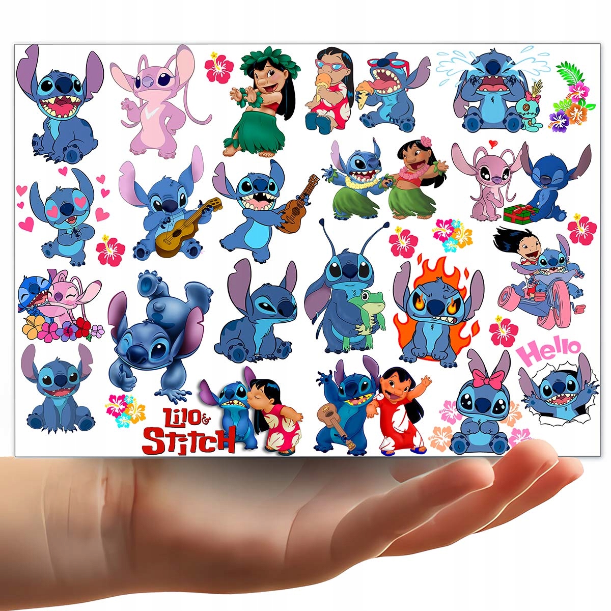 TATUAŻE ZMYWALNE DLA DZIECI DZIECIĘCE STITCH WZORY JAKOŚĆ Autor Monster Art