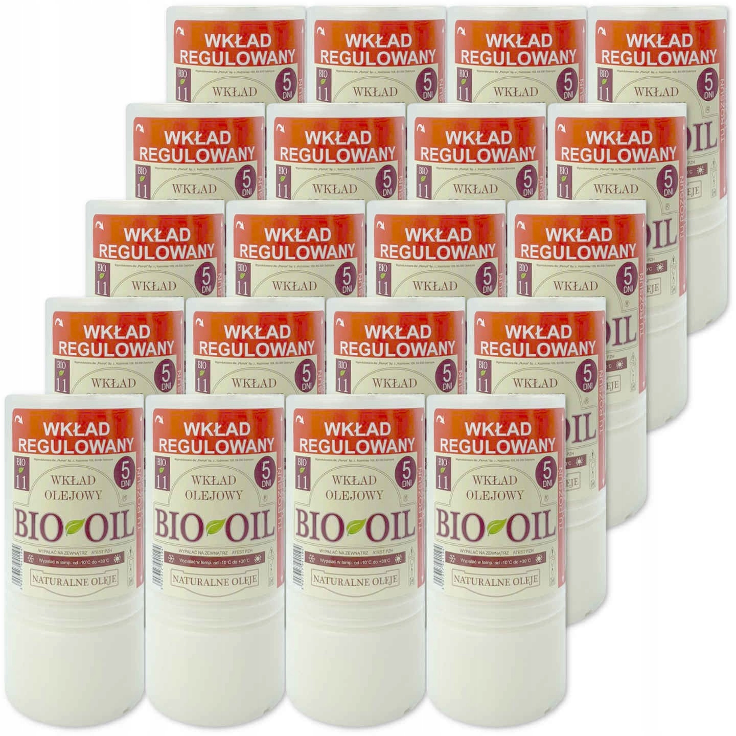 

Wkłady Płomyk Bio-oil 11 120h 20szt.