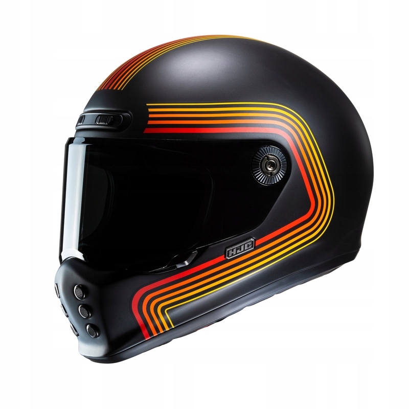 Kask Motocyklowy Hjc V10 Foni Black Red (XL)