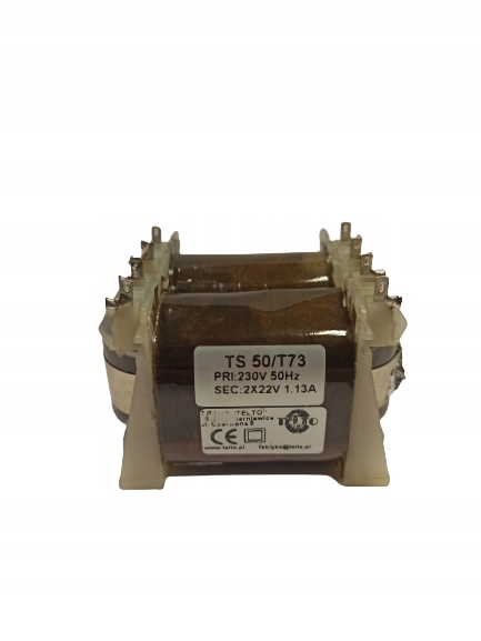 Transformator sieciowy TS 50/T73 230/2x22V 1.13A