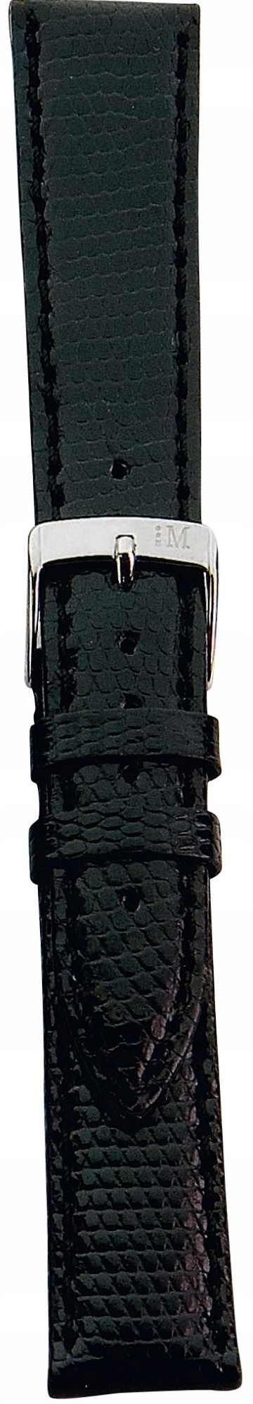 Pásek Morellato Violino Lucertola Black 18 mm