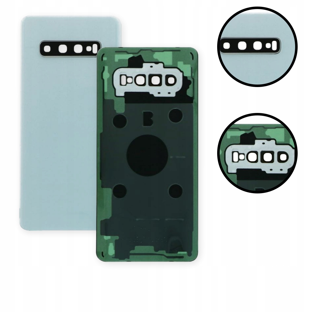 Tylna klapka, tylne szkło do Samsung Galaxy S10 Plus, biała