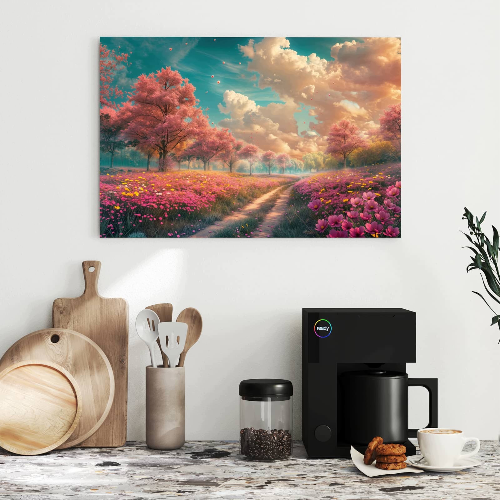 Magnetická tabule Kvetoucí Cesta 60 × 40 cm
