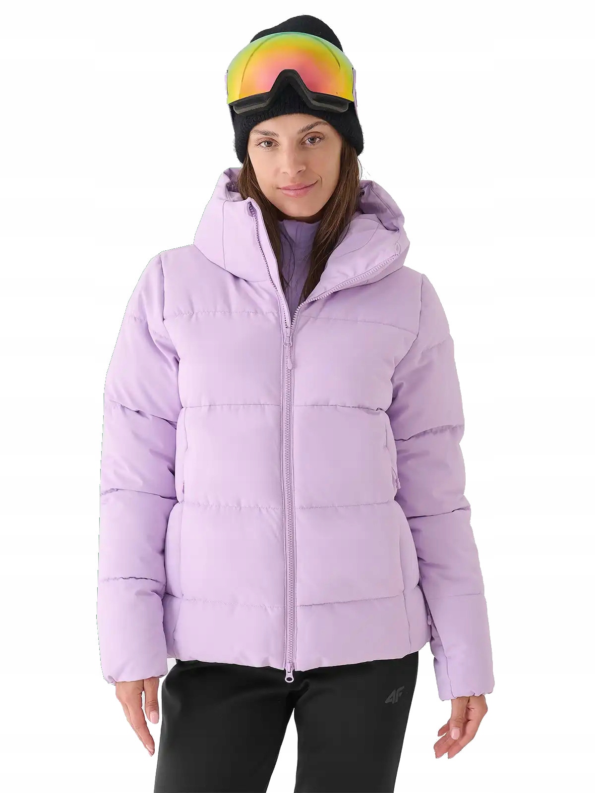 Damska kurtka narciarska 4F z membraną TJAF573 jasny fioletowy 52S XXL