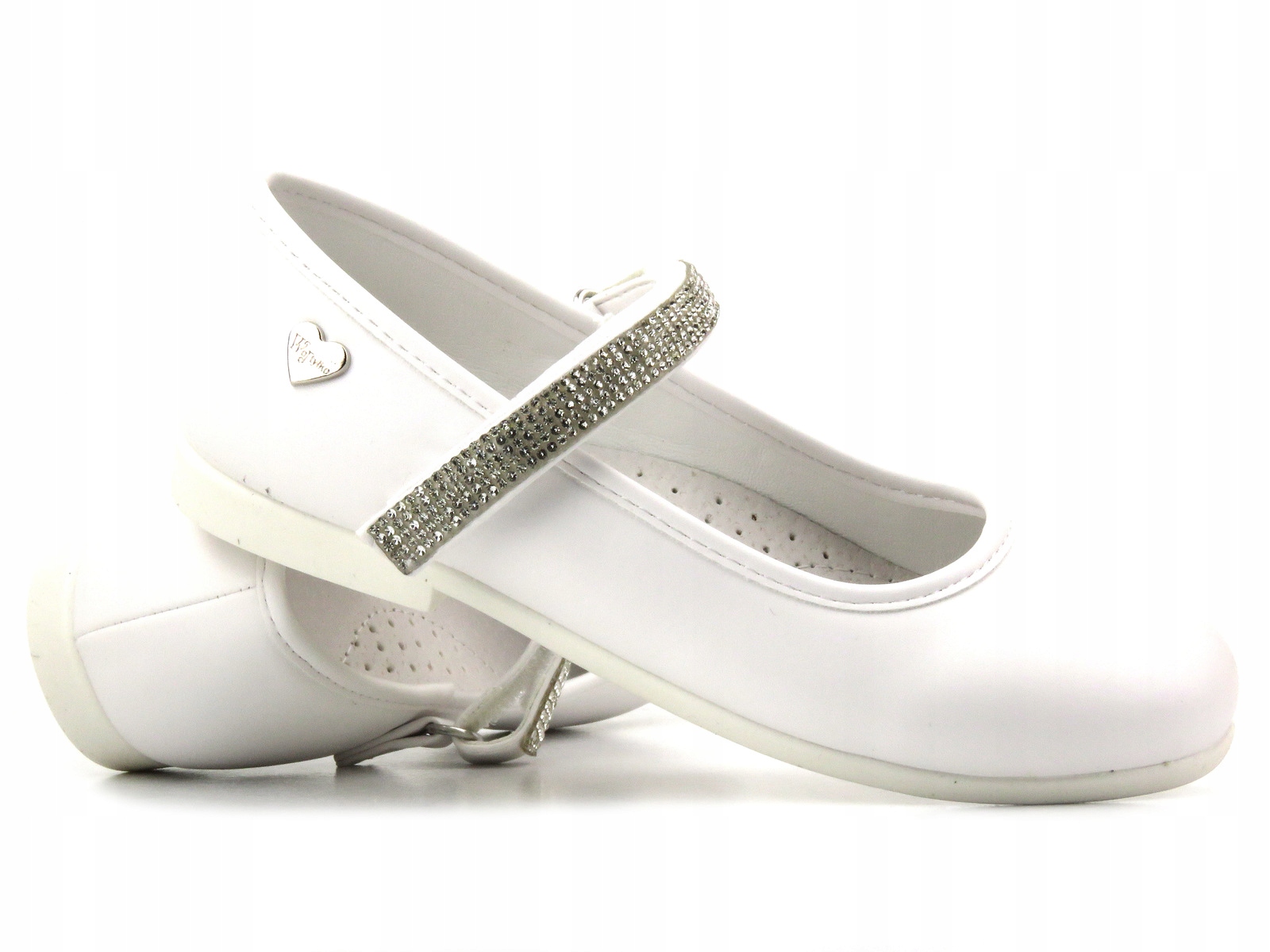 

Balerinki Buty Komunijne Wojtyłko 23714 Białe Rzep