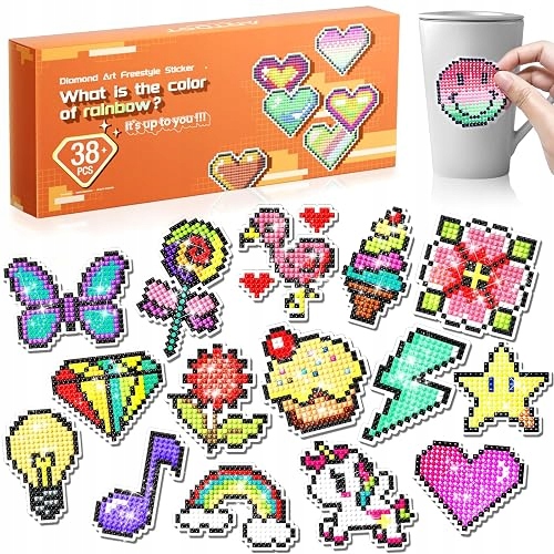 Diamond Painting Stickers Kit Pro Děti dárek Diy do domácnosti součástí balení
