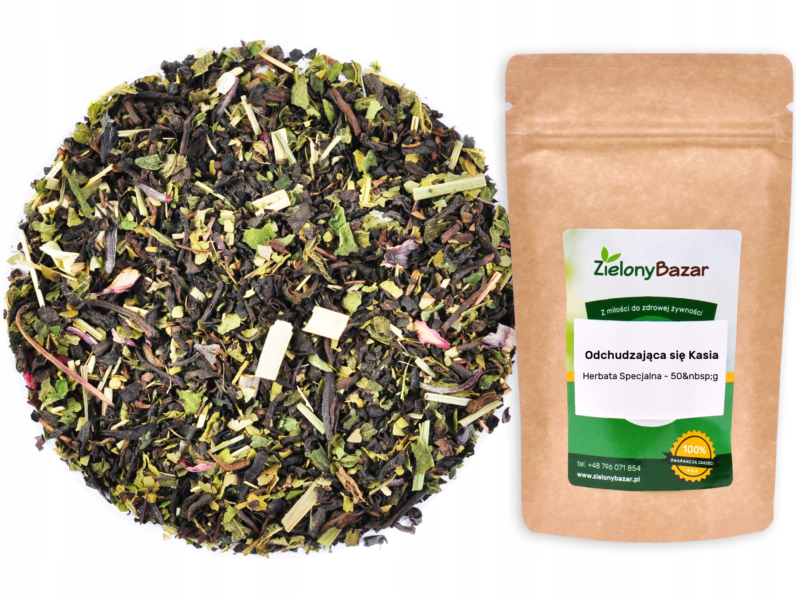 Levně Zelený bazar na hubnutí Kasia čaj 50 g