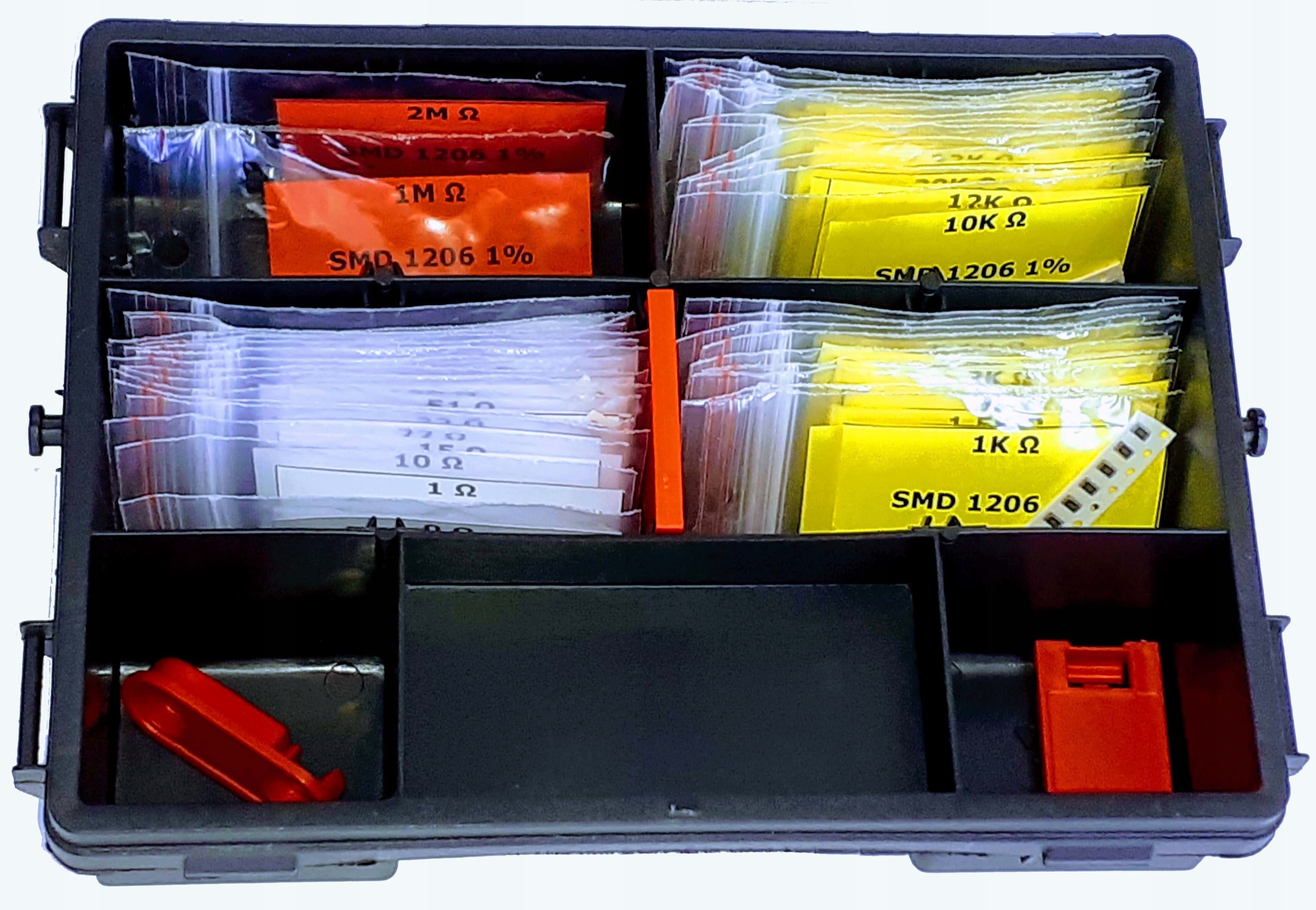 Rezystory Smd 1206 0,25W 1% zestaw rezystorów