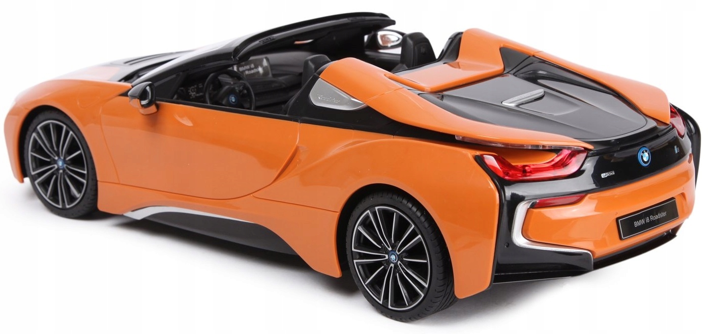 BMW i8 Roadster pomarańczowy RASTAR model 1:12 Zdalnie sterowane auto Baterie 1,5V AA