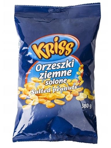 Levně 5 x Kriss oříšky 380 g solený sáček