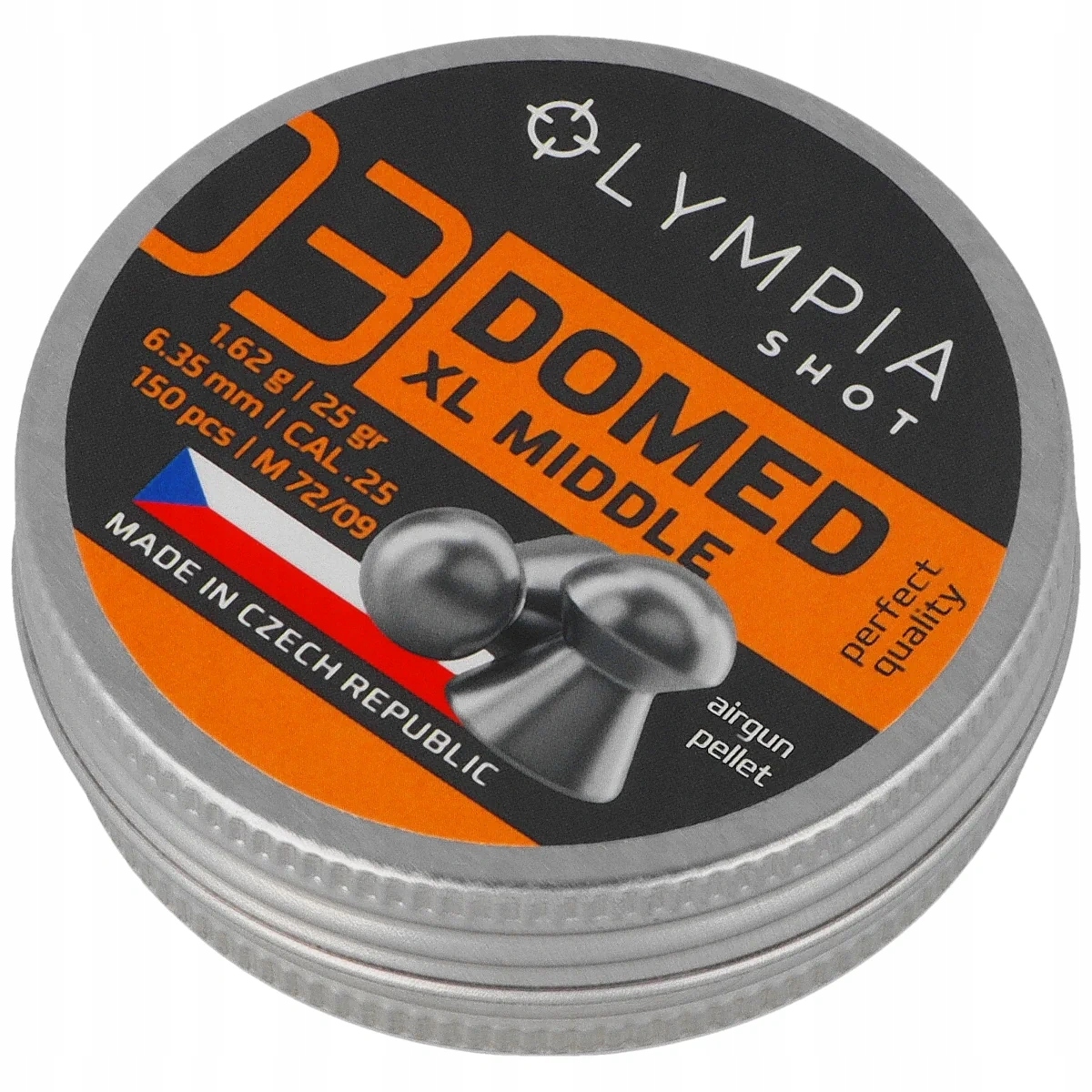 Śrut Jsb Olympia Shot Domed XL Middle 6.35 mm, 1.62 g, 150 szt.