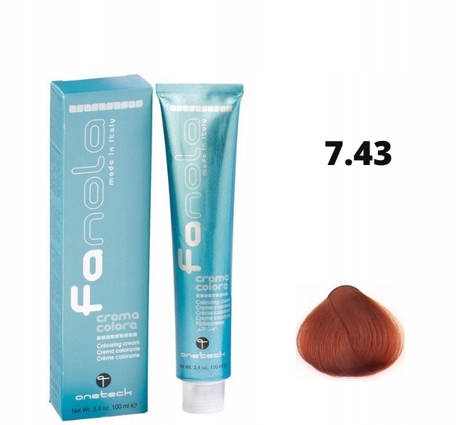 

Fanola Farba do Włosów Kolor 7.43 100ml