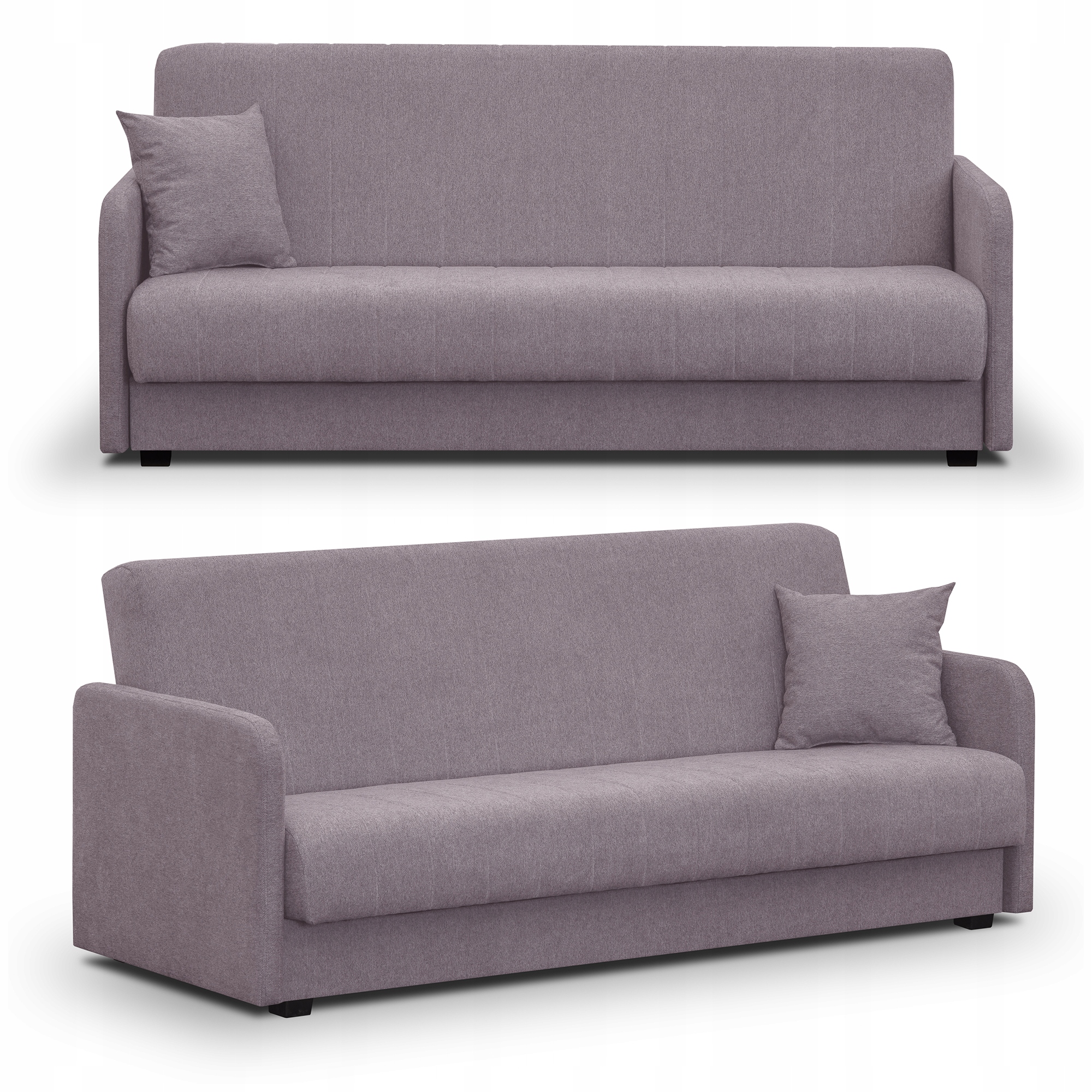 Rozkládací pohovka Pohovka s funkcí spaní Dvoulůžková Béžová Porto