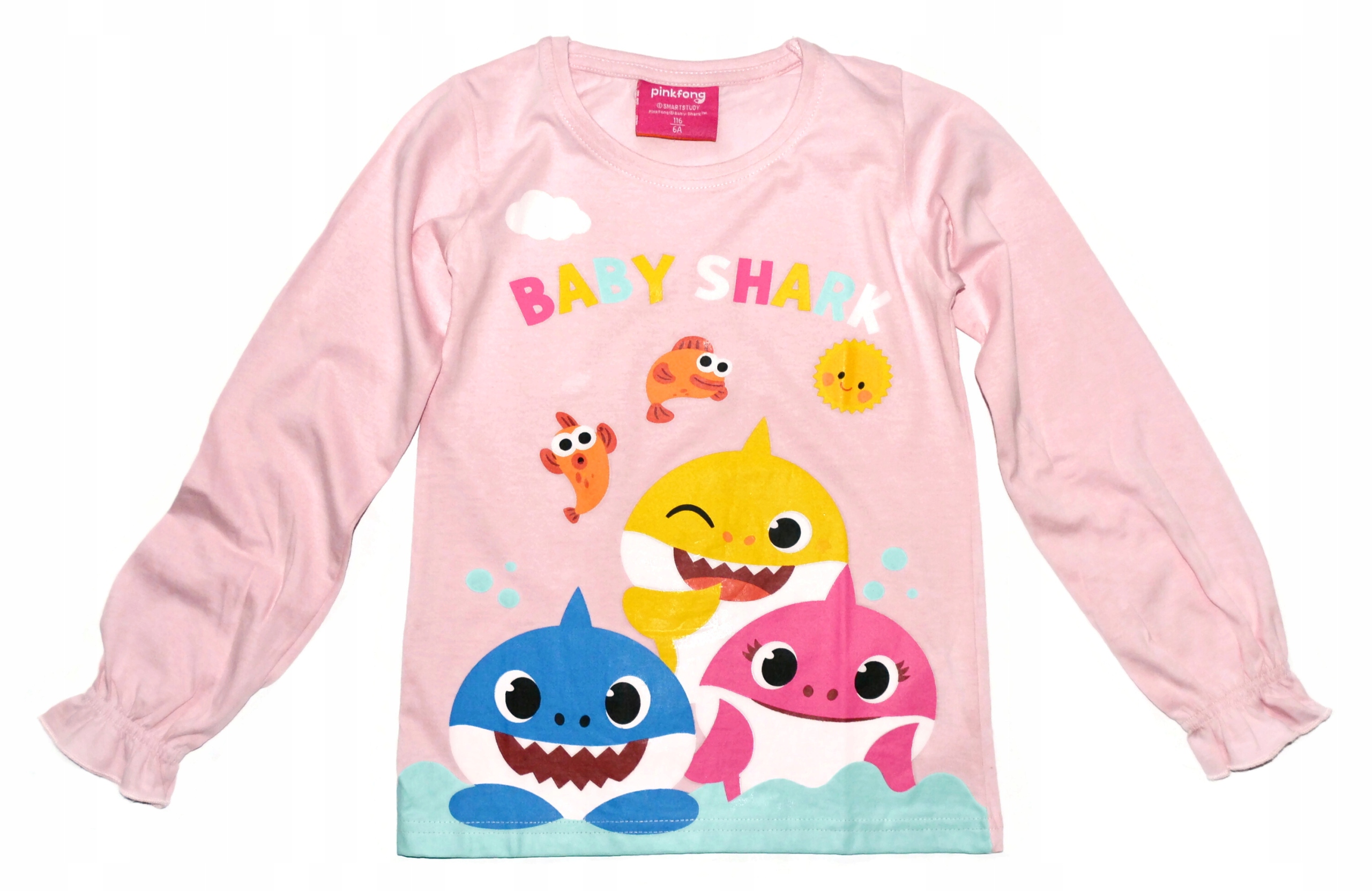 

Bluzka Baby Shark 92, bluzeczka rekiny