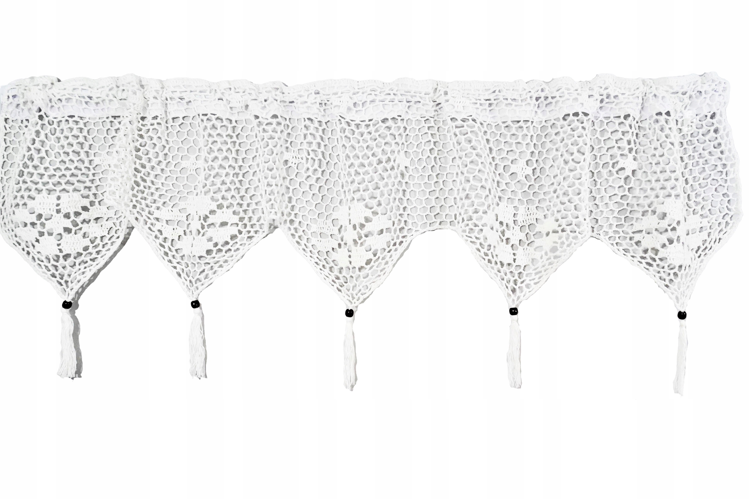

Firana Boho szydełkowa 30x200 Biała