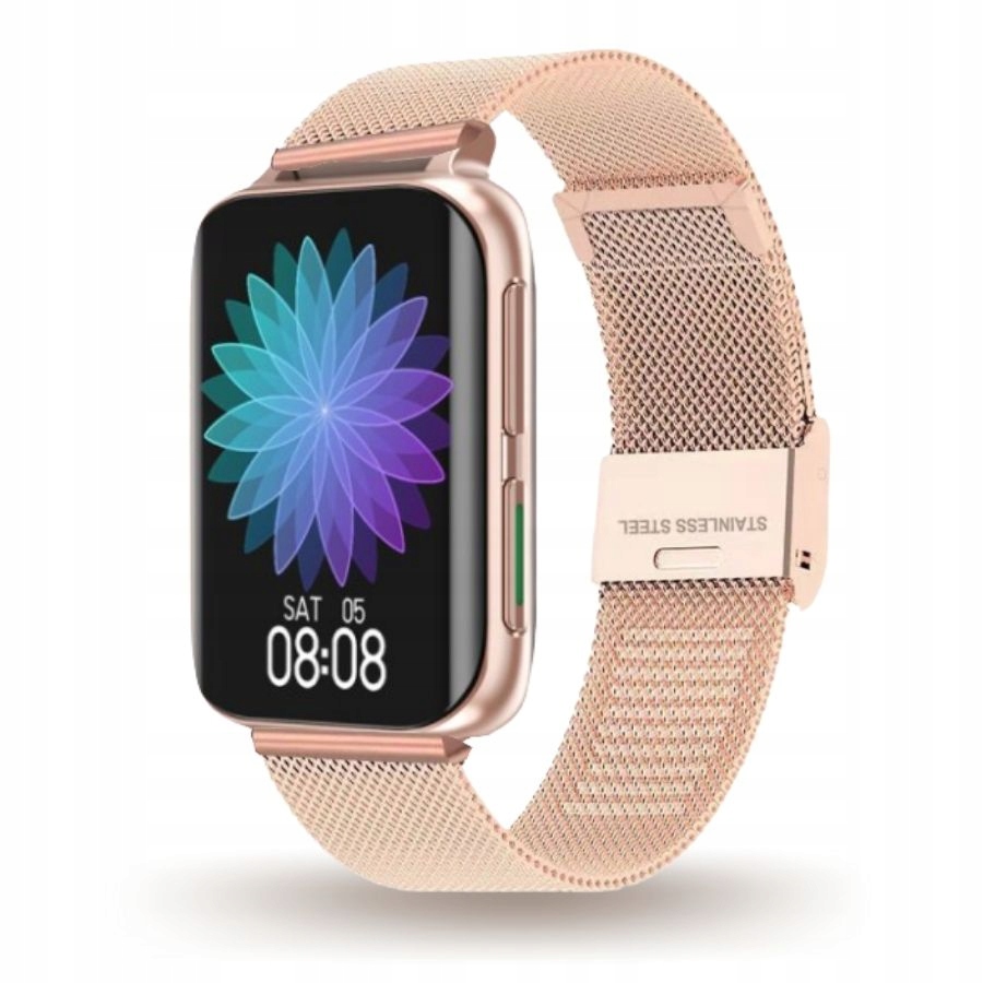 

Smartwatch DT93 Pulsometr Bransoleta Gold