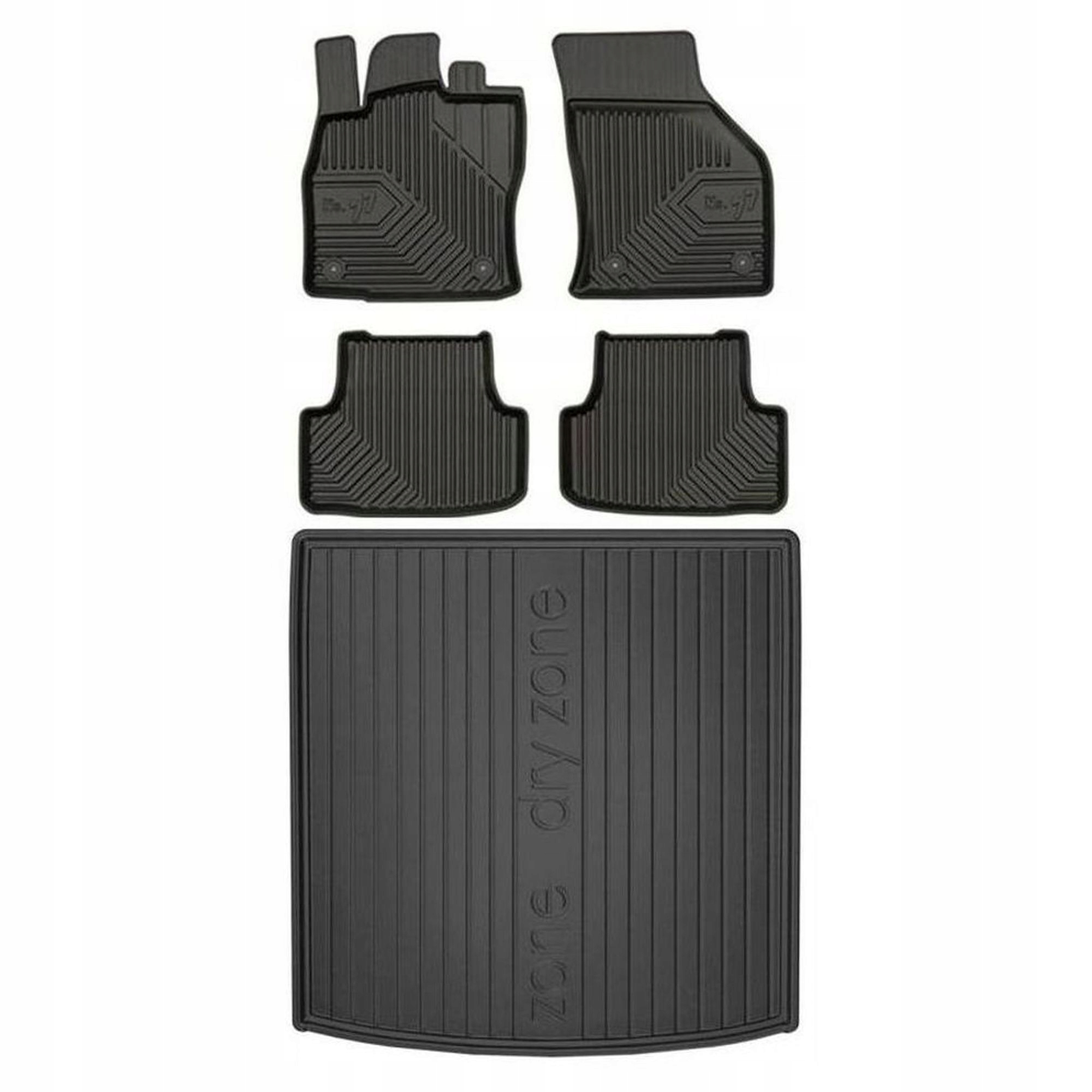 Gumová sada kobercov a rohoží Volkswagen Golf VII 2012-2020