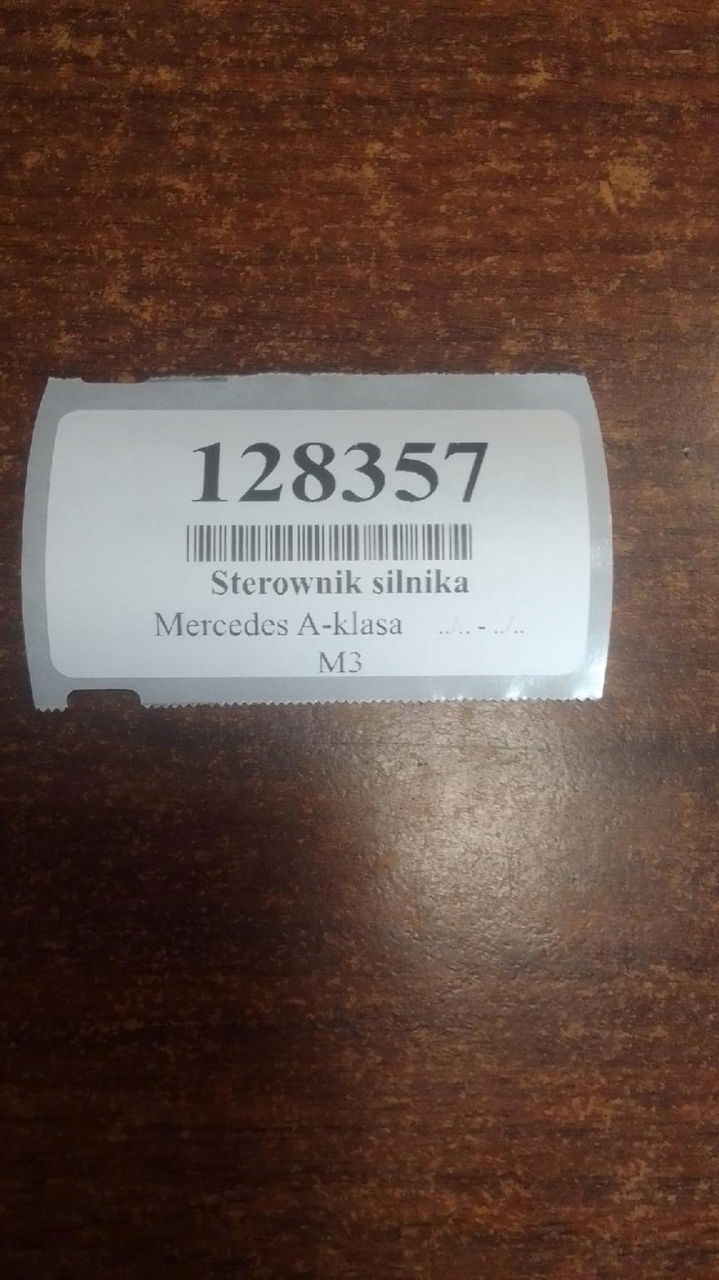 MERCEDES A-KLASA control unit of the engine A2661539779
